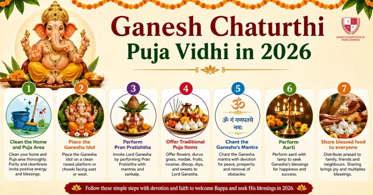 Ganesh Chaturthi Puja Vidhi in 2026